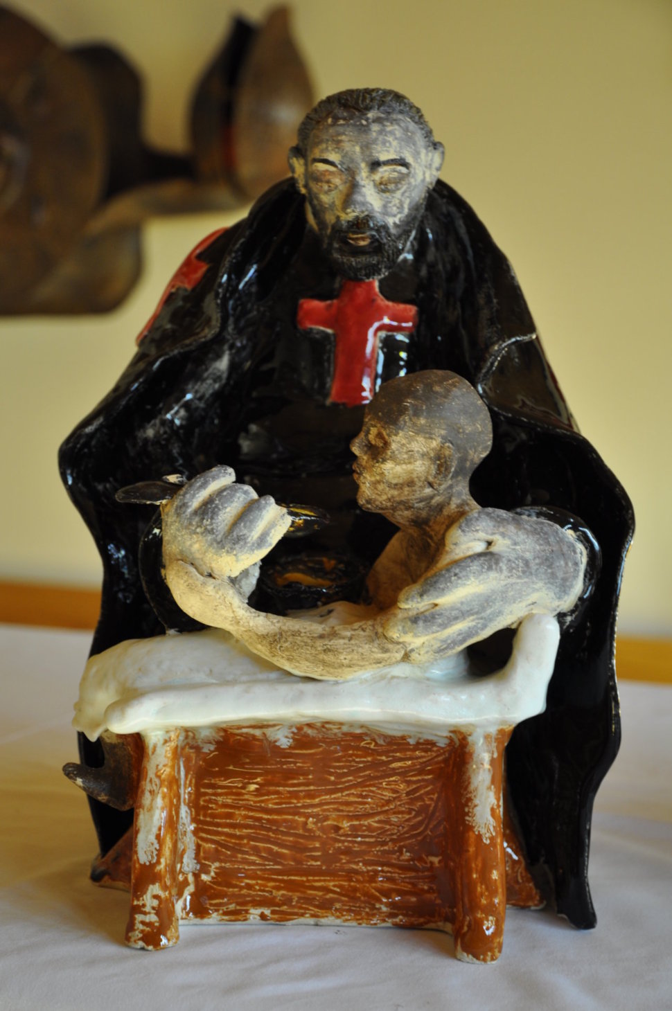 Der Heilige Kamillus von Lellis - ein Werk von Maria Fischnaller Pircher